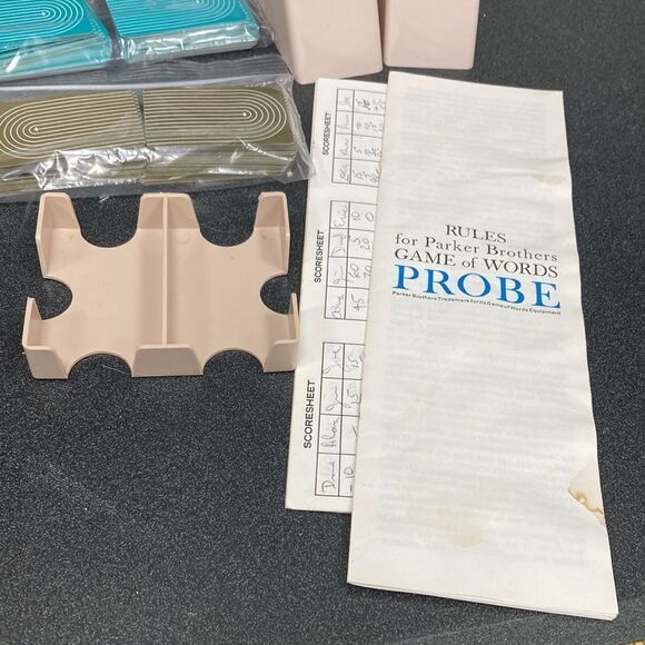 Vintage 1964 Probe Game Of Words Board Game Complete Parker Brothers - Picture 11 of 13